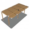 Conector de Pérgola de 5 vías | Ancho Interno: 12 cm